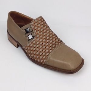 Emilio Franco Weave Shoes Size 9.5 Made in Italy